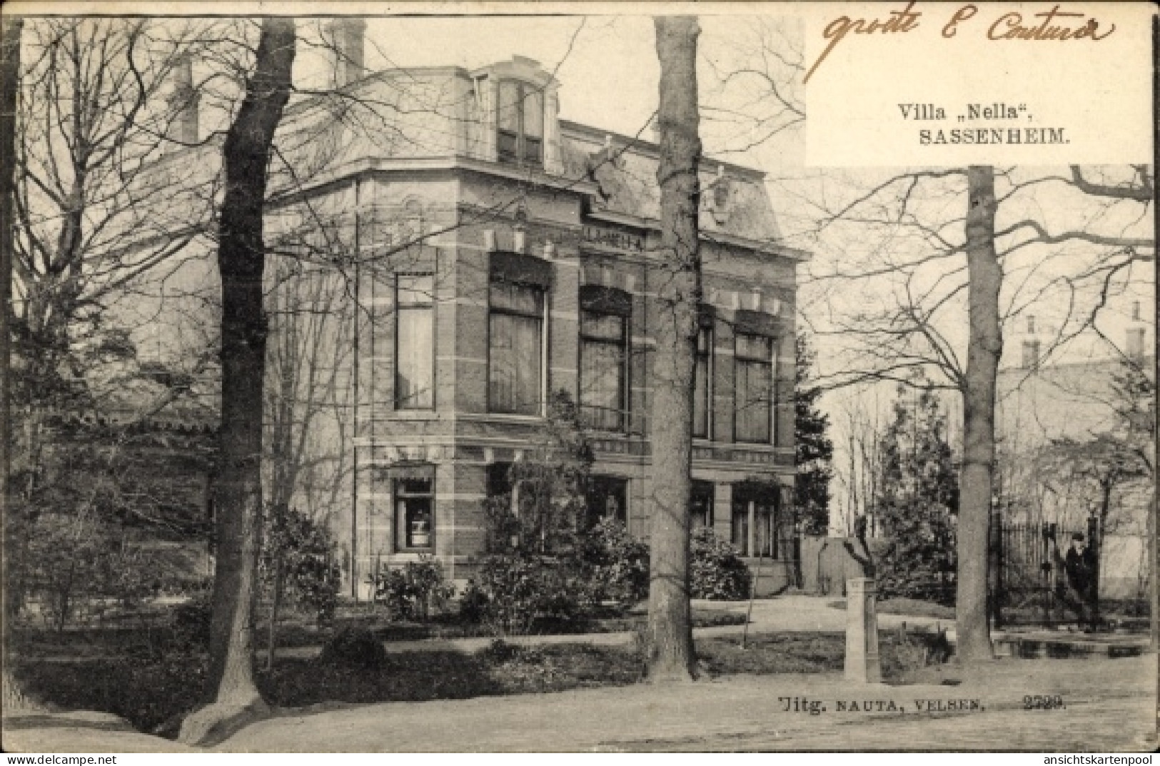 CPA Sassenheim Südholland, Villa Nella