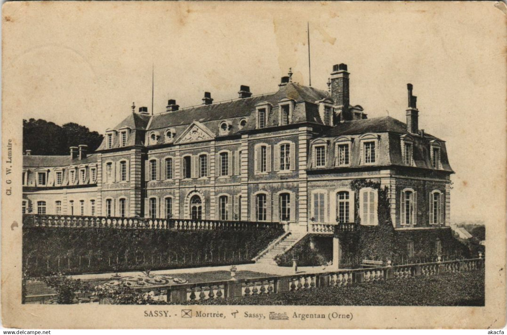 CPA SASSY MORTRÉE (151157)