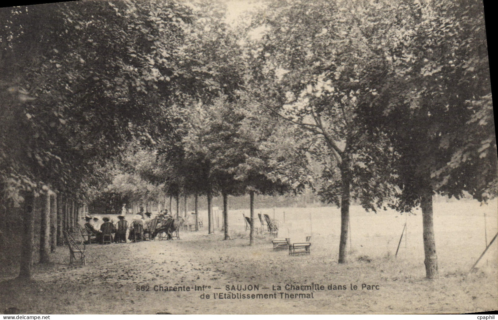 CPA Saujon La Charmille Dans Le Parc établissement thermal
