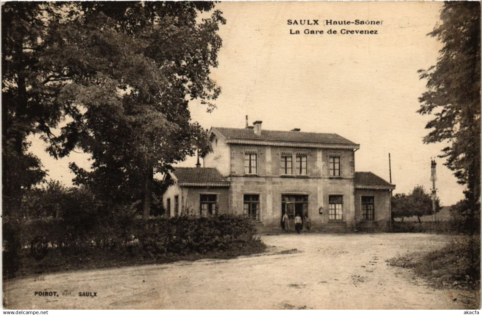 CPA SAULX - La Gare de Crevenez (636542)