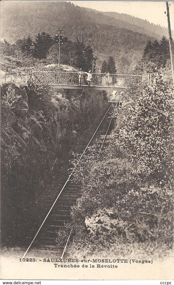 CPA Saulxures-sur-Moselotte Tranchée de la Révolte