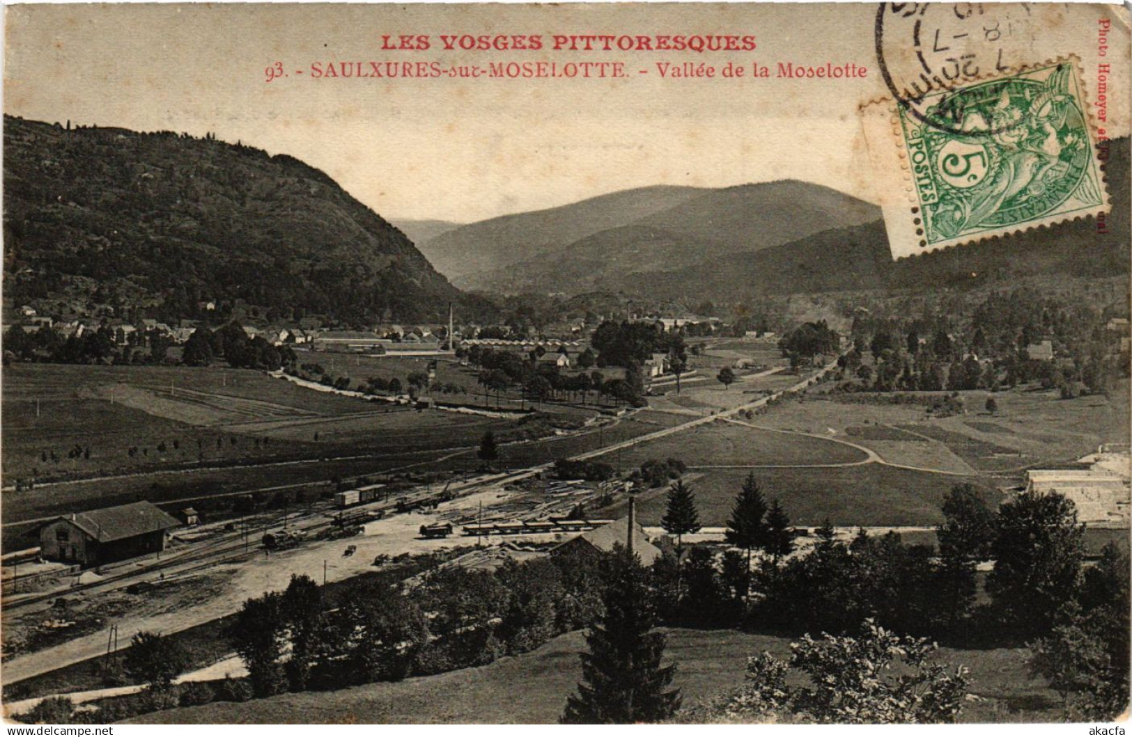 CPA SAULXURES-sur-MOSELOTTE - Valléee de la MOSELOTTE (279344)