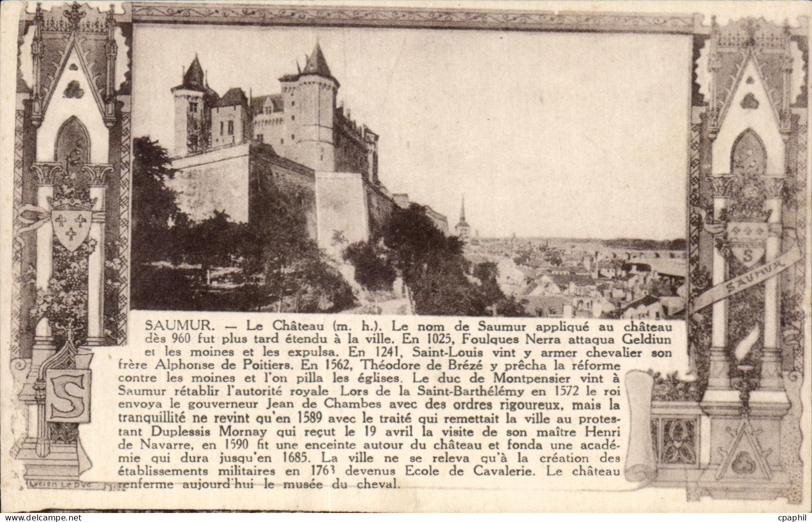 CPA Saumur Le Chateau