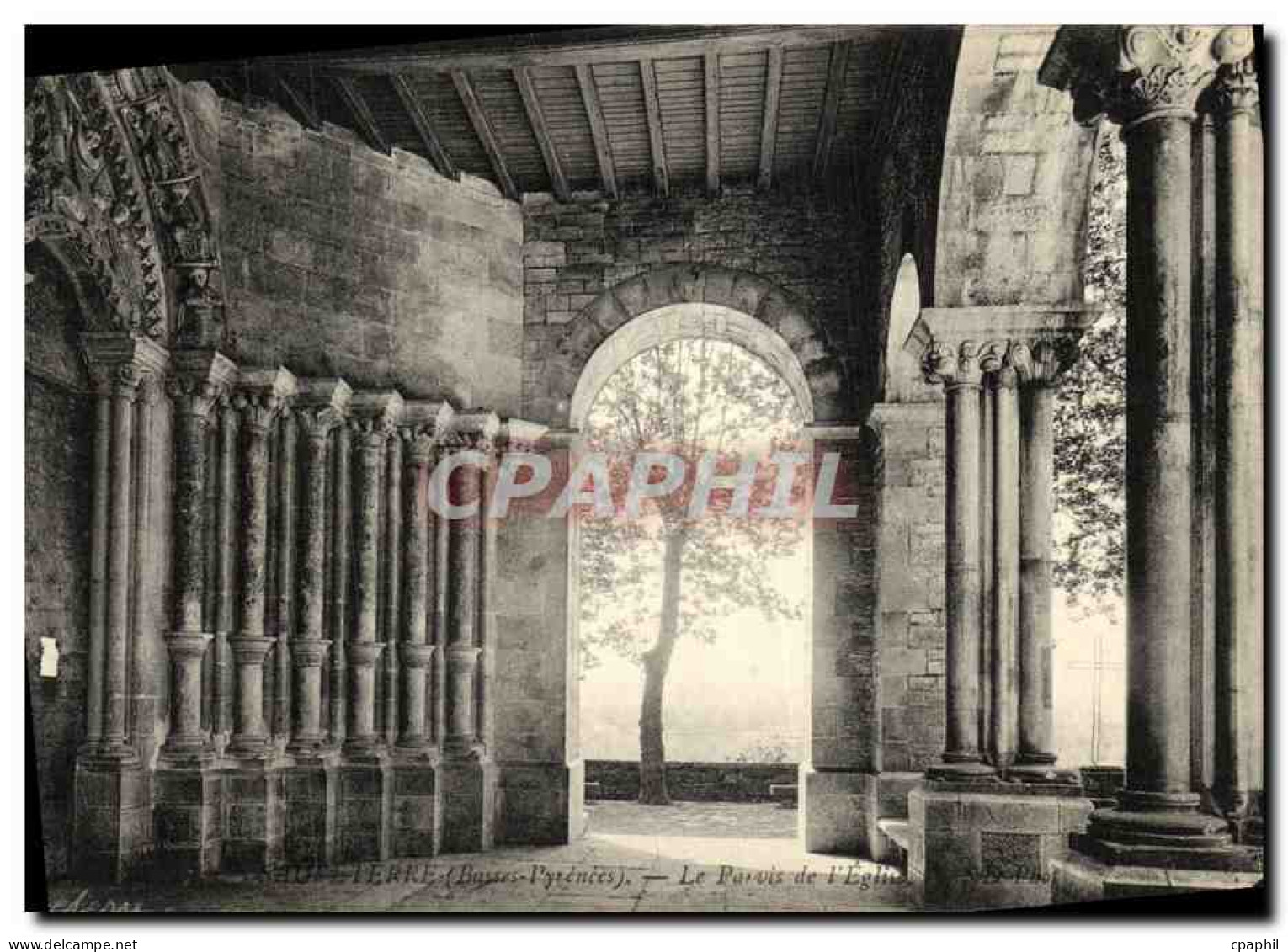 CPA Sauveterre De Bearn Le Palais de L Eglise