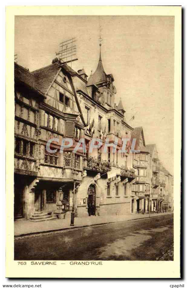 CPA Saverne Grand'Rue