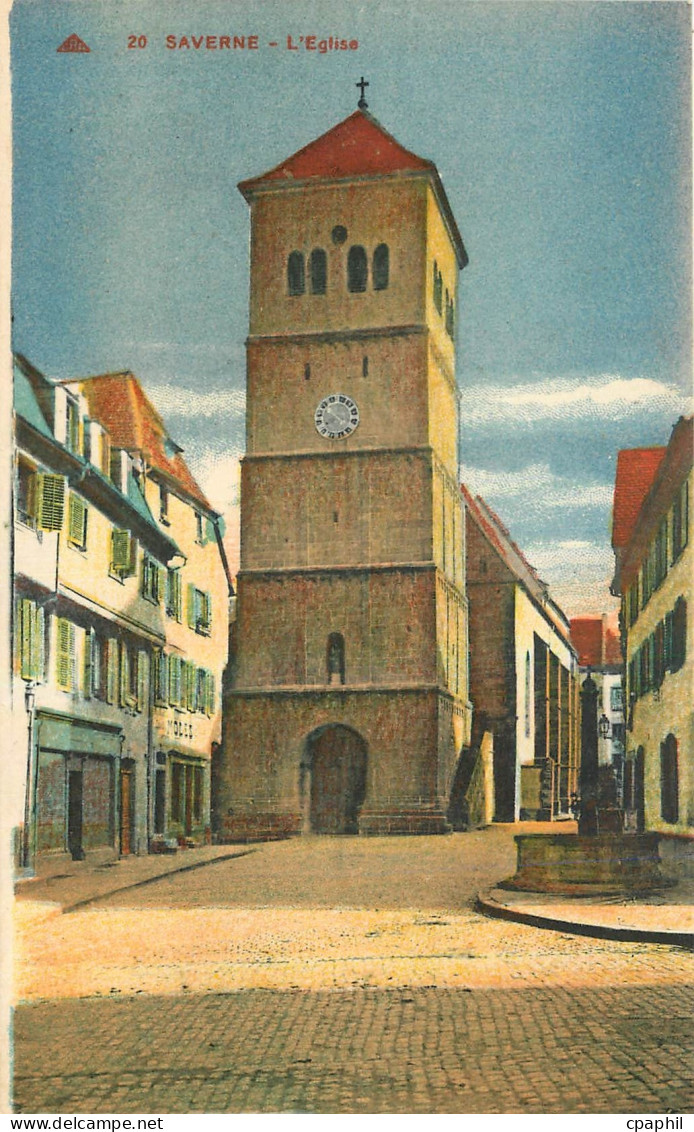 CPA Saverne l'eglise