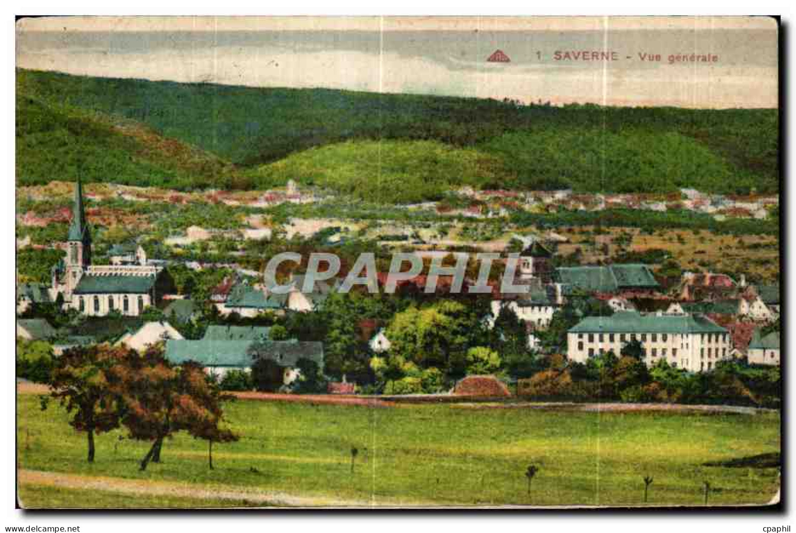 CPA Saverne Vue generale