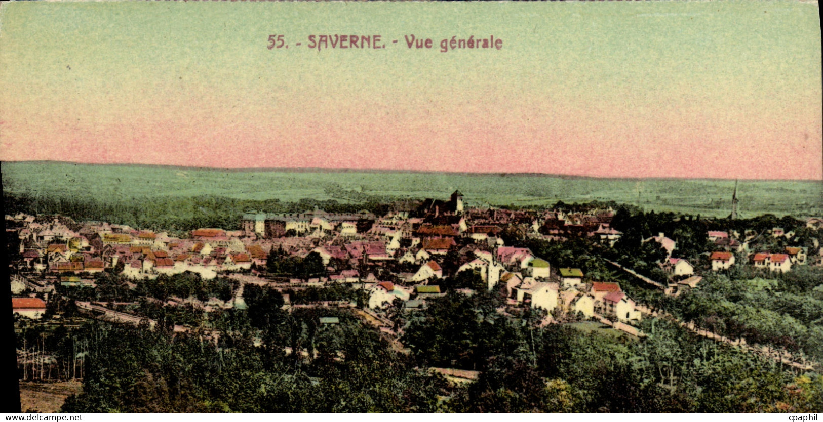 CPA Saverne Vue generale