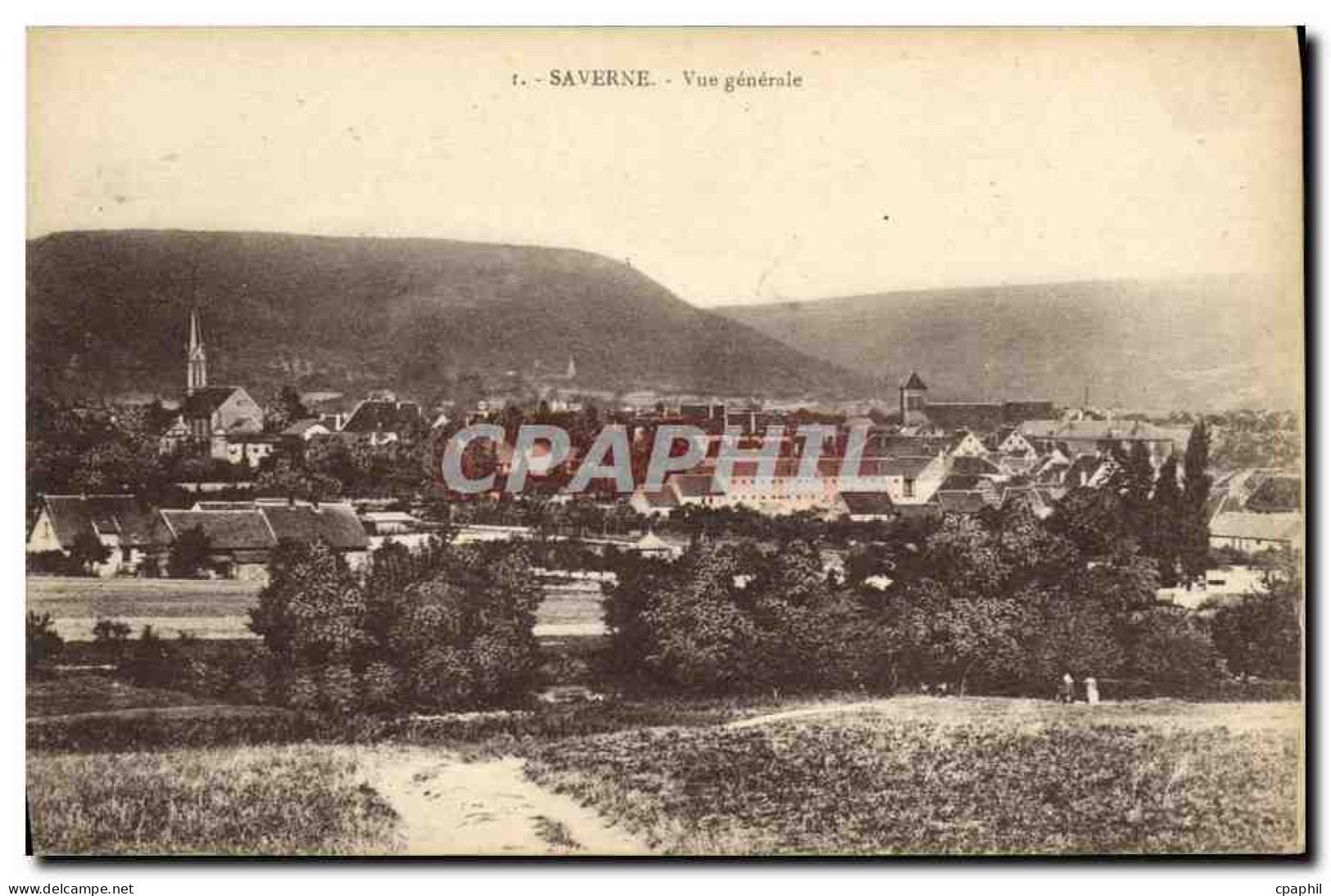 CPA Saverne Vue generale