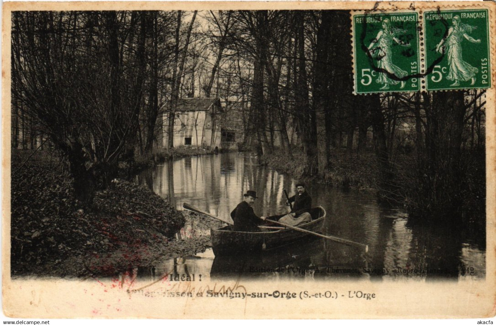 CPA SAVIGNY-sur-ORGE L'Orge (1354774)