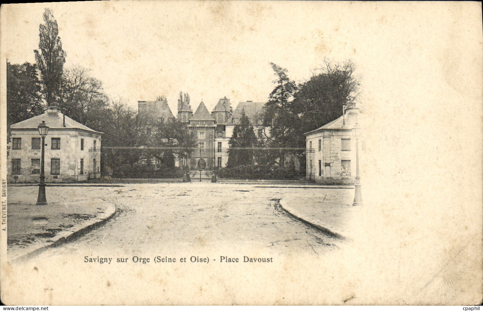CPA Savigny Sur Orge Place Davoust