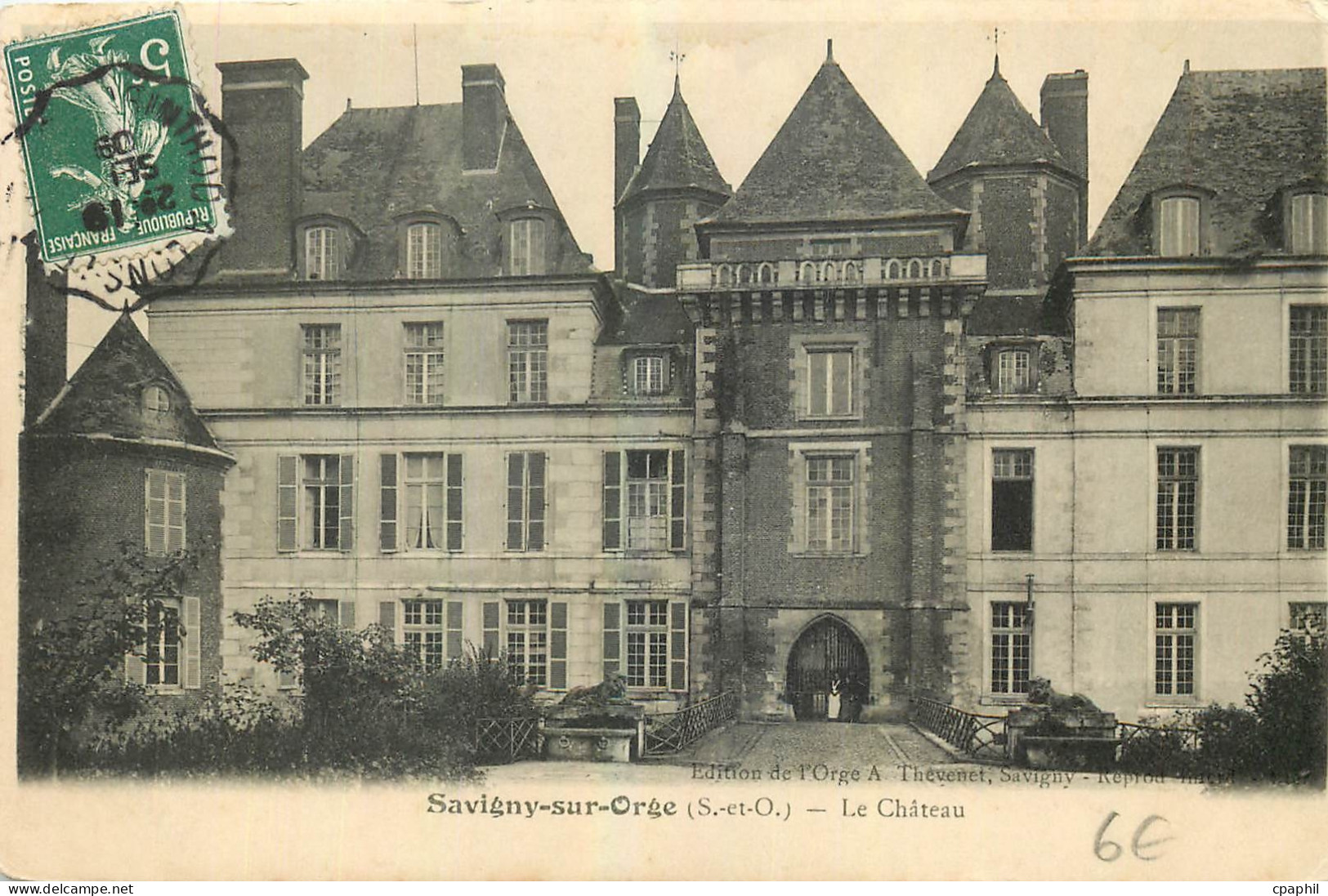 CPA Savigny sur Orge S et O Le Chateau