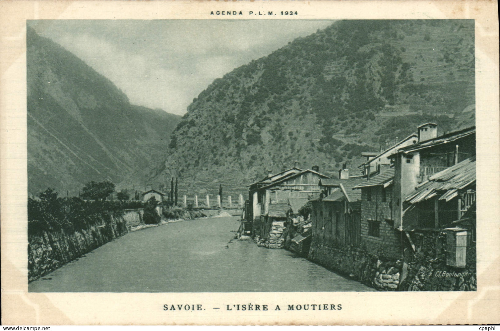 CPA Savoie L'Isere A Moutiers