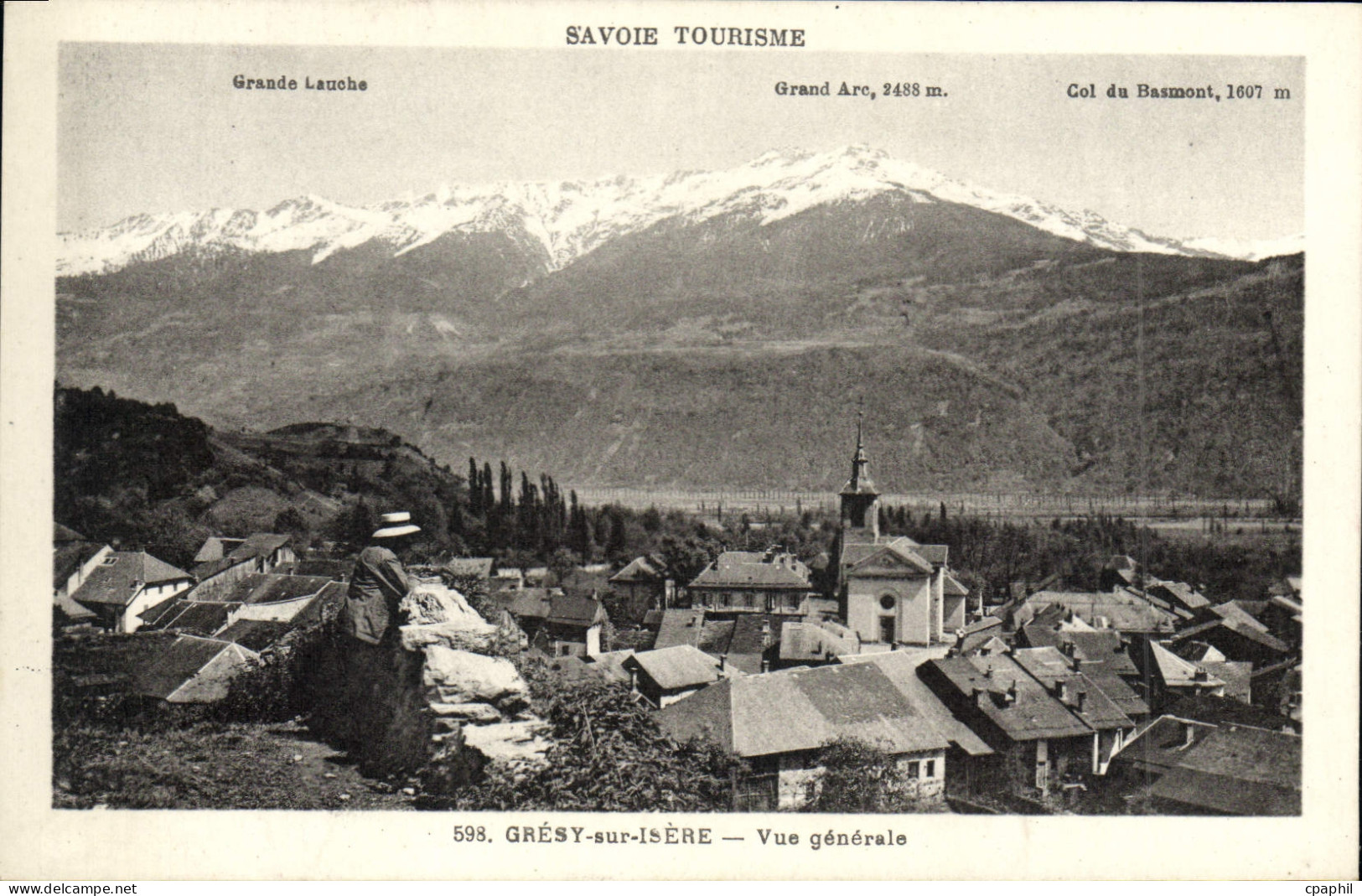 CPA Savoie Tourisme Gresy sur Isere vue generale