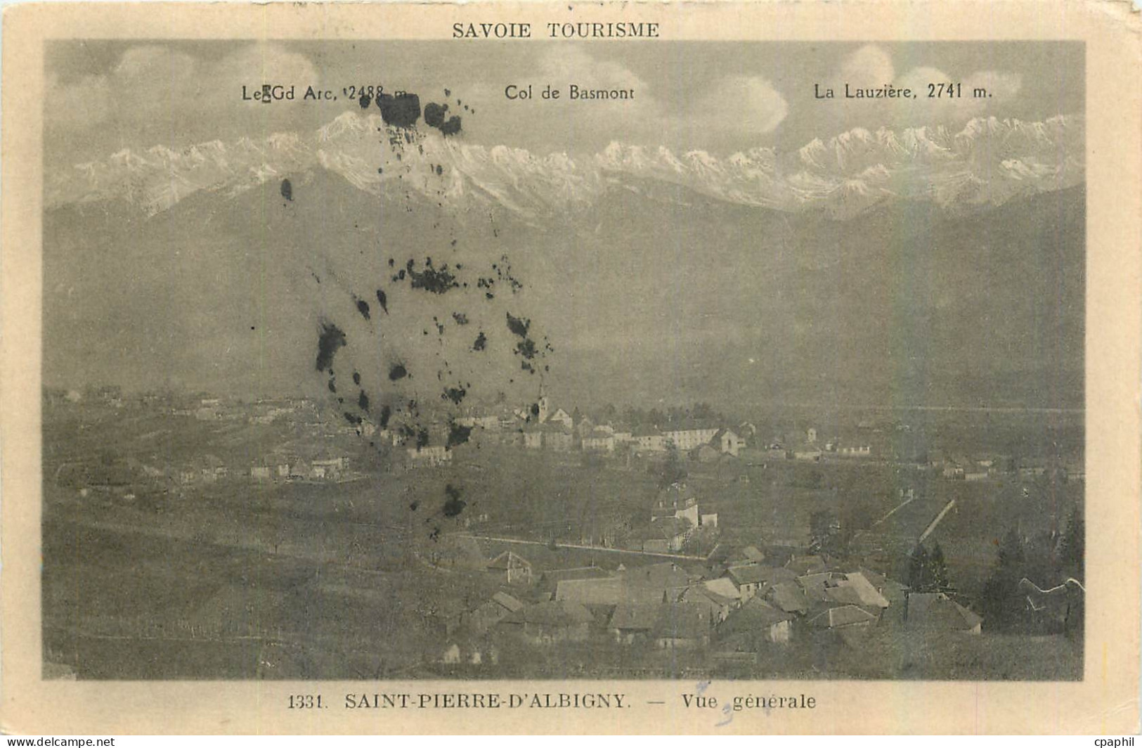 CPA Savoie tourisme Saint Pierre d'Albigny vue generale