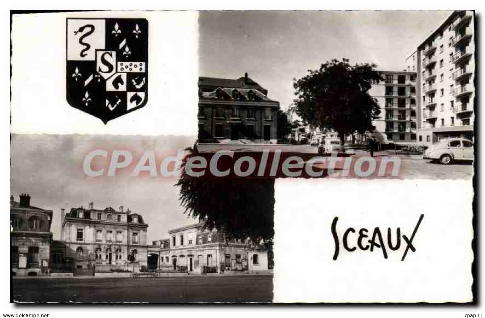 CPA Sceaux La Poste La Mairie