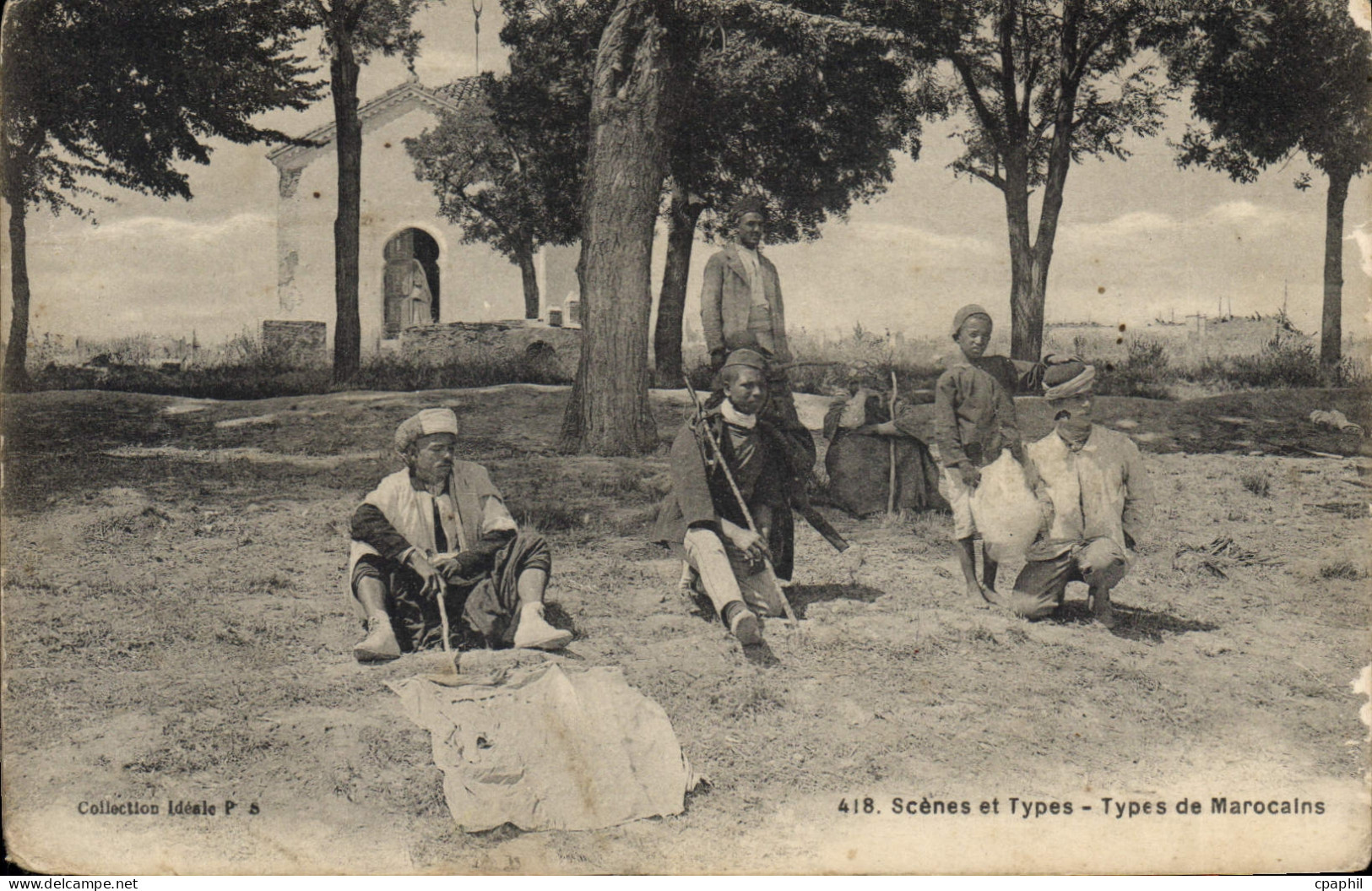 CPA Scenes et Types Types de Marocains