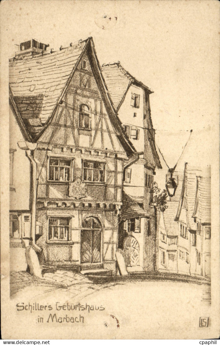 CPA Schillers Geburtshaus In Marbach