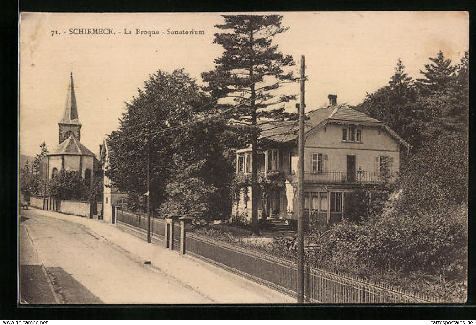 CPA Schirmeck, La Broque, Sanatorium