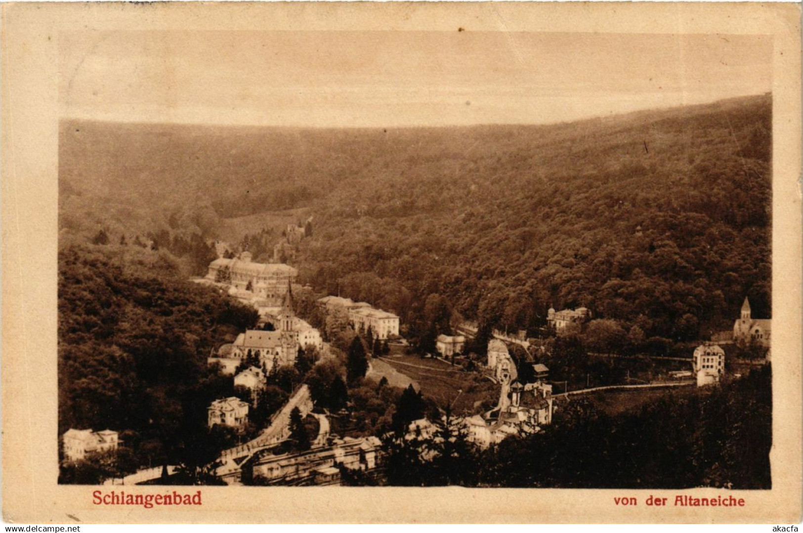 CPA Schlangenbad - Schlangenbad v. d. Altaneiche GERMANY (859679)