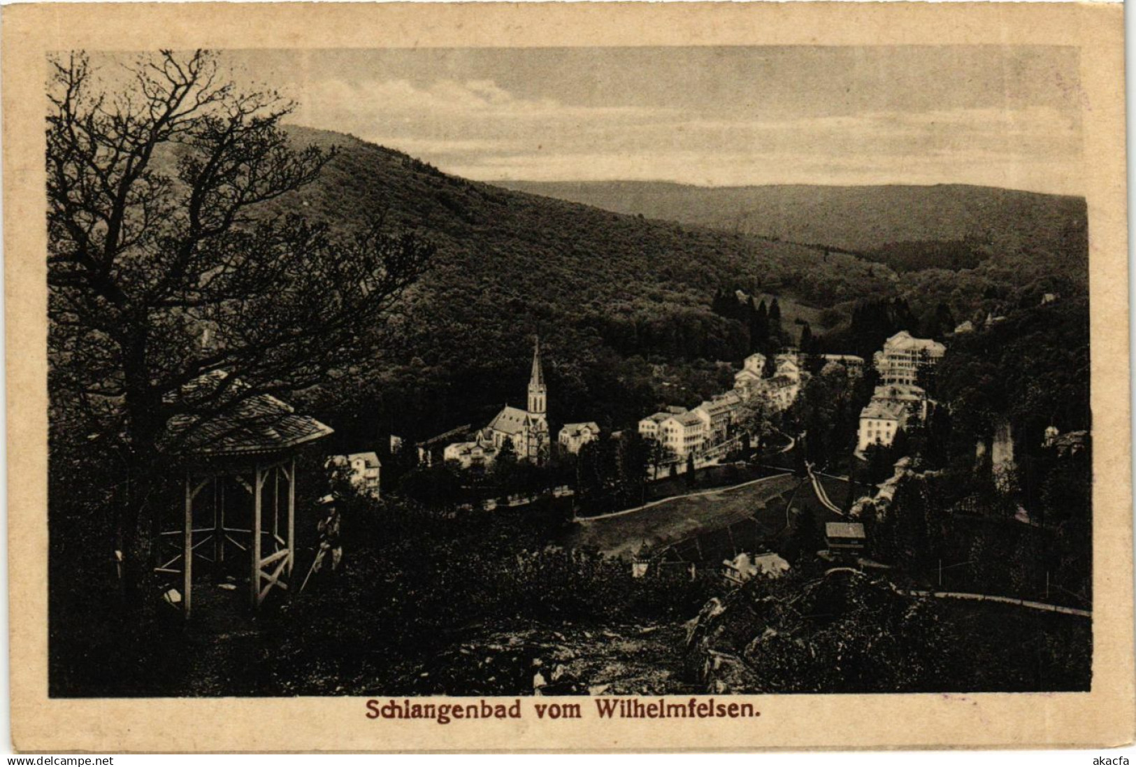 CPA Schlangenbad - Schlangenbad vom Wilhelmfelsen GERMANY (859690)