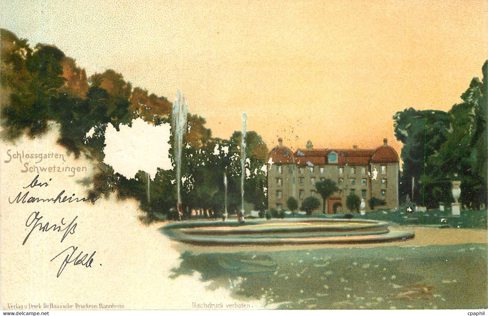 CPA Schlossgarten Schwetzingen