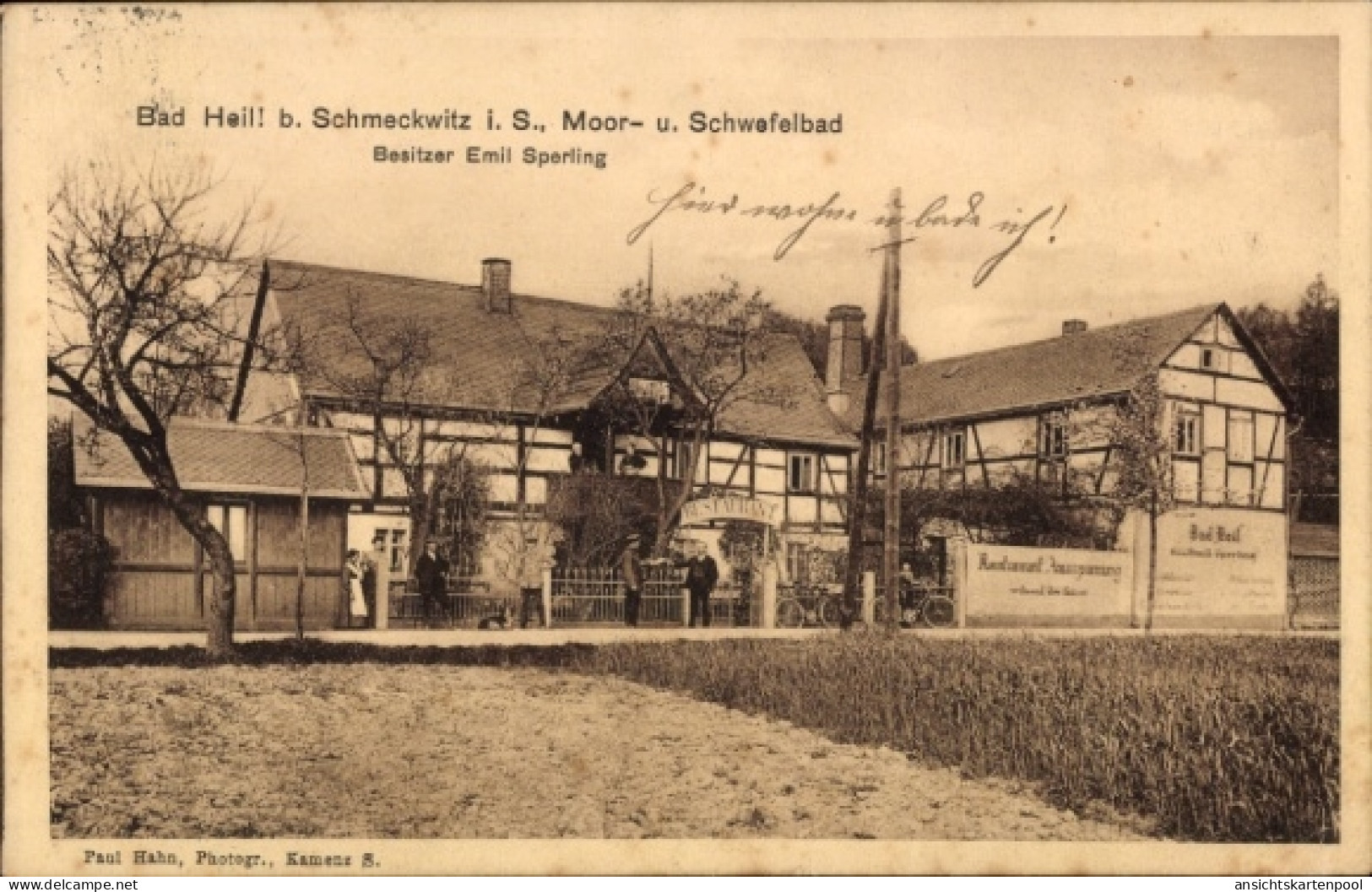 CPA Schmeckwitz Oberlausitz, Bad Heil, Moor und Schwefelbad