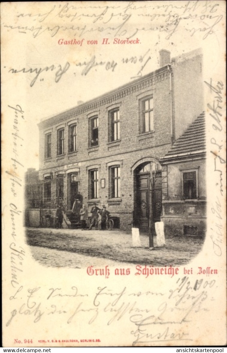 CPA Schöneiche Zossen in Brandenburg, Gasthof H. Storbeck