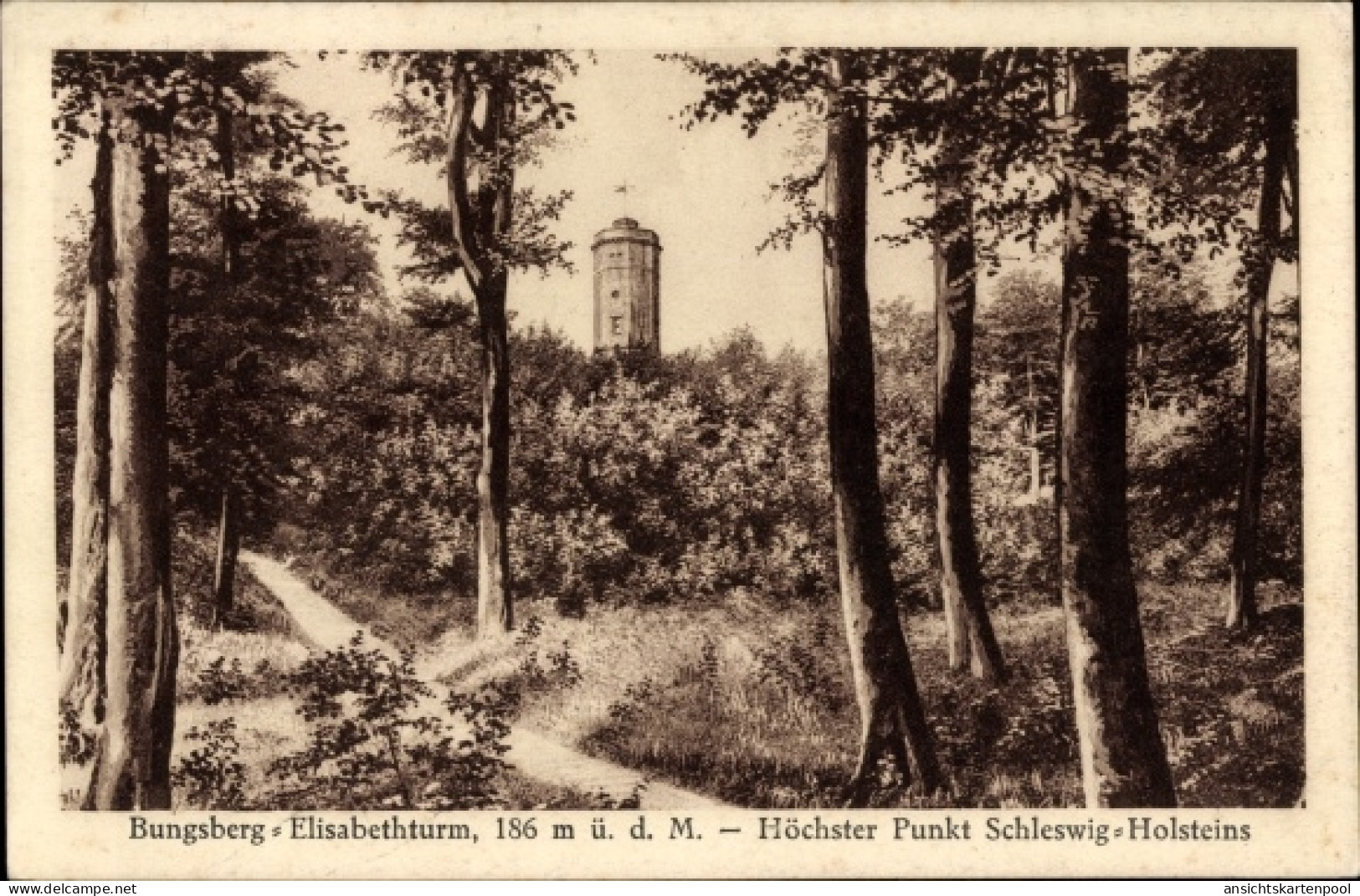 CPA Schönwalde am Bungsberg in Ostholstein, Elisabethturm