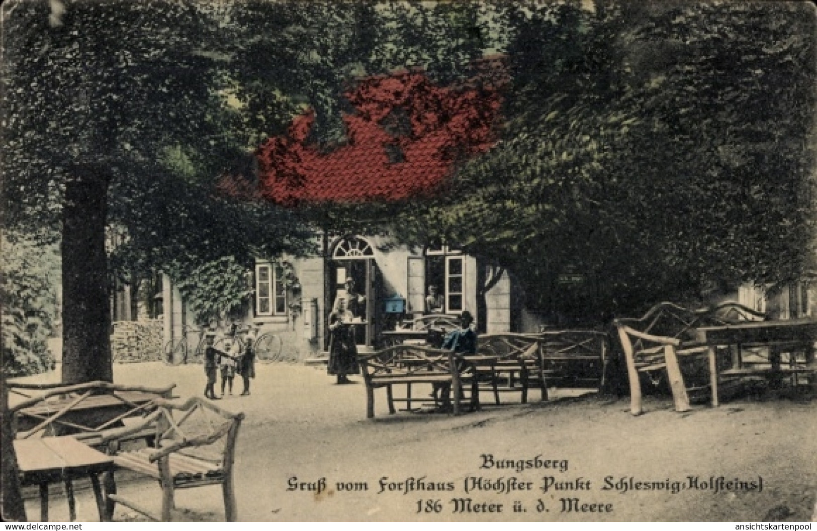 CPA Schönwalde am Bungsberg in Ostholstein, Forsthaus