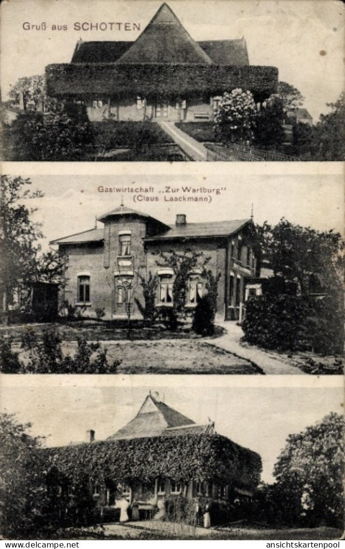 CPA Schotten im Vogelsbergkreis Hessen, Gastwirtschaft Zur Wartburg