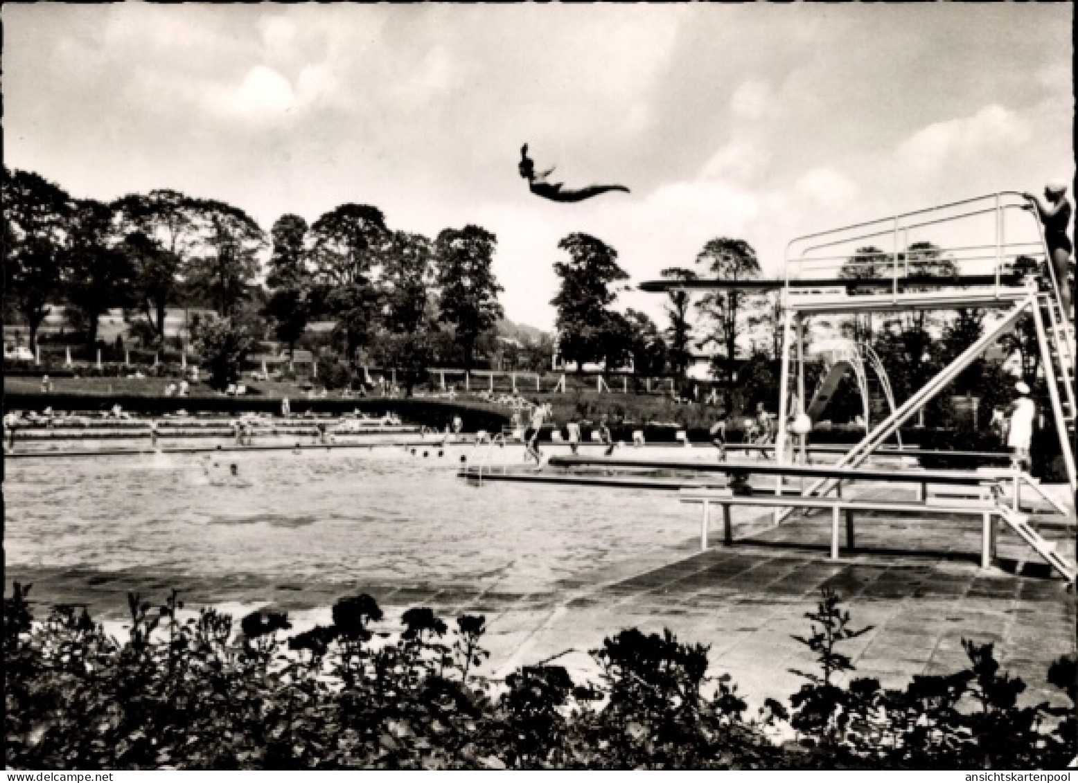 CPA Schotten im Vogelsbergkreis Hessen, Schwimmbad