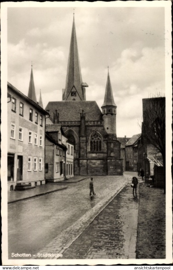 CPA Schotten im Vogelsbergkreis Hessen, Stadtkirche