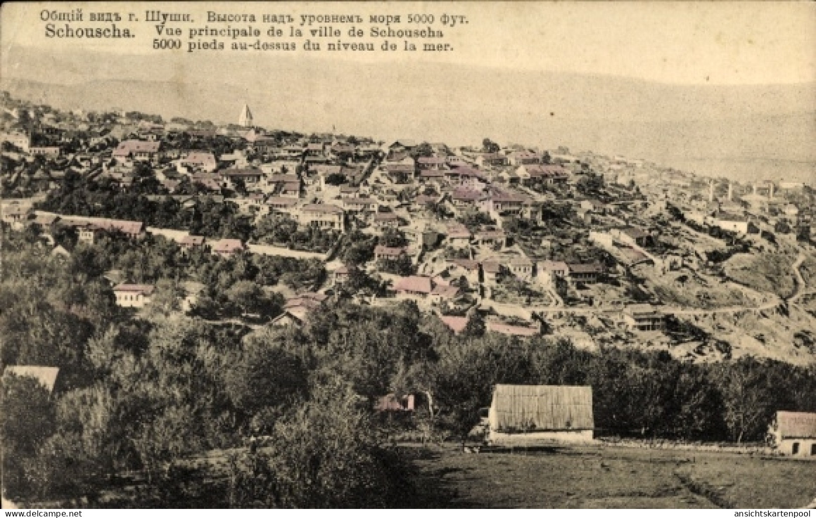 CPA Schuscha Aserbaidschan, Gesamtansicht