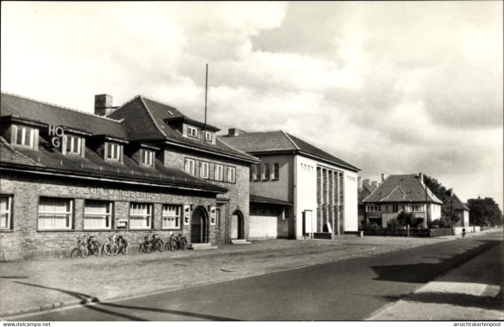CPA Schwarzheide in der Niederlausitz, Kulturhaus und HOG Zum Wandelhof