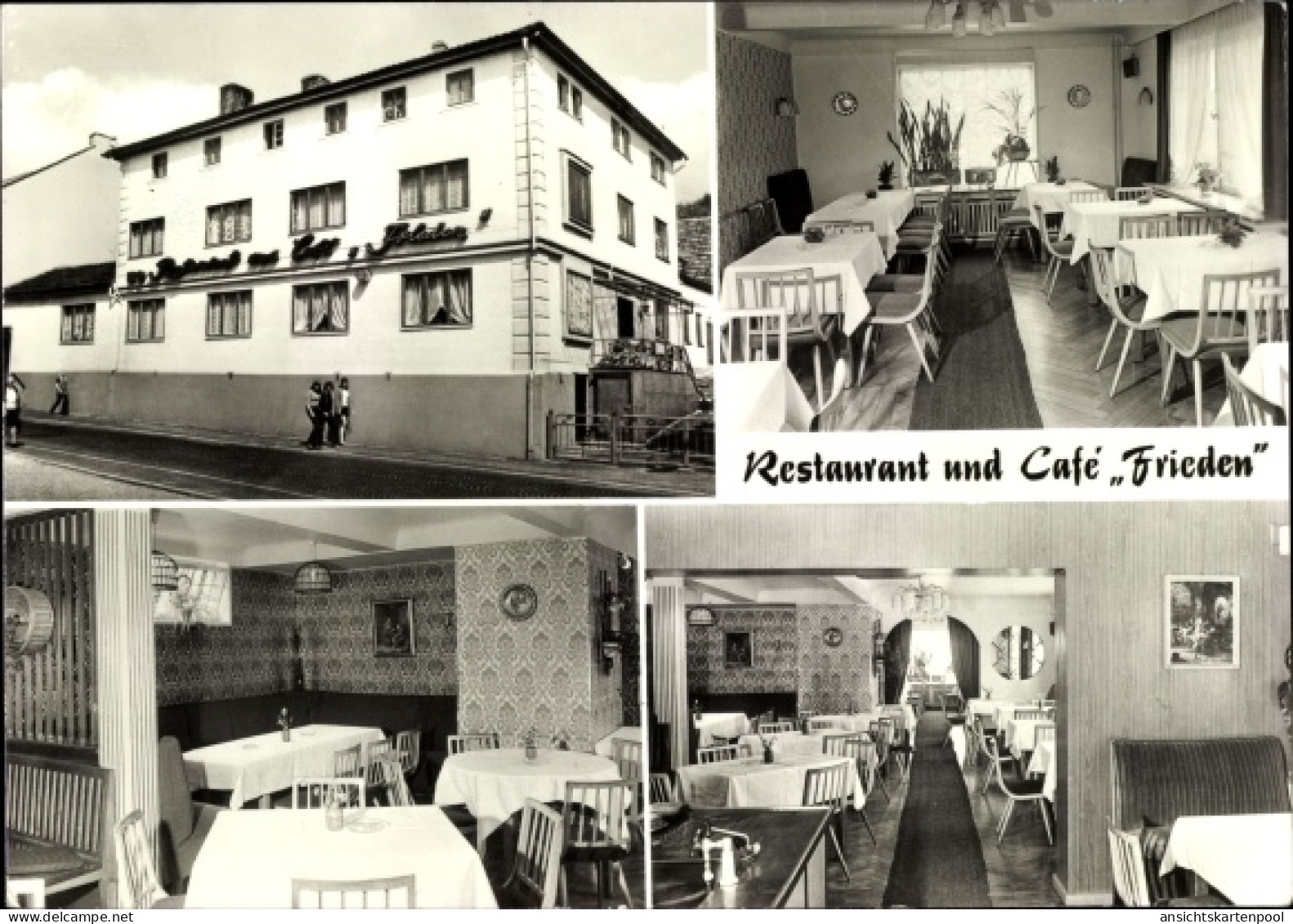 CPA Schweina Bad Liebenstein im Wartburgkreis, Restaurant und Café Frieden