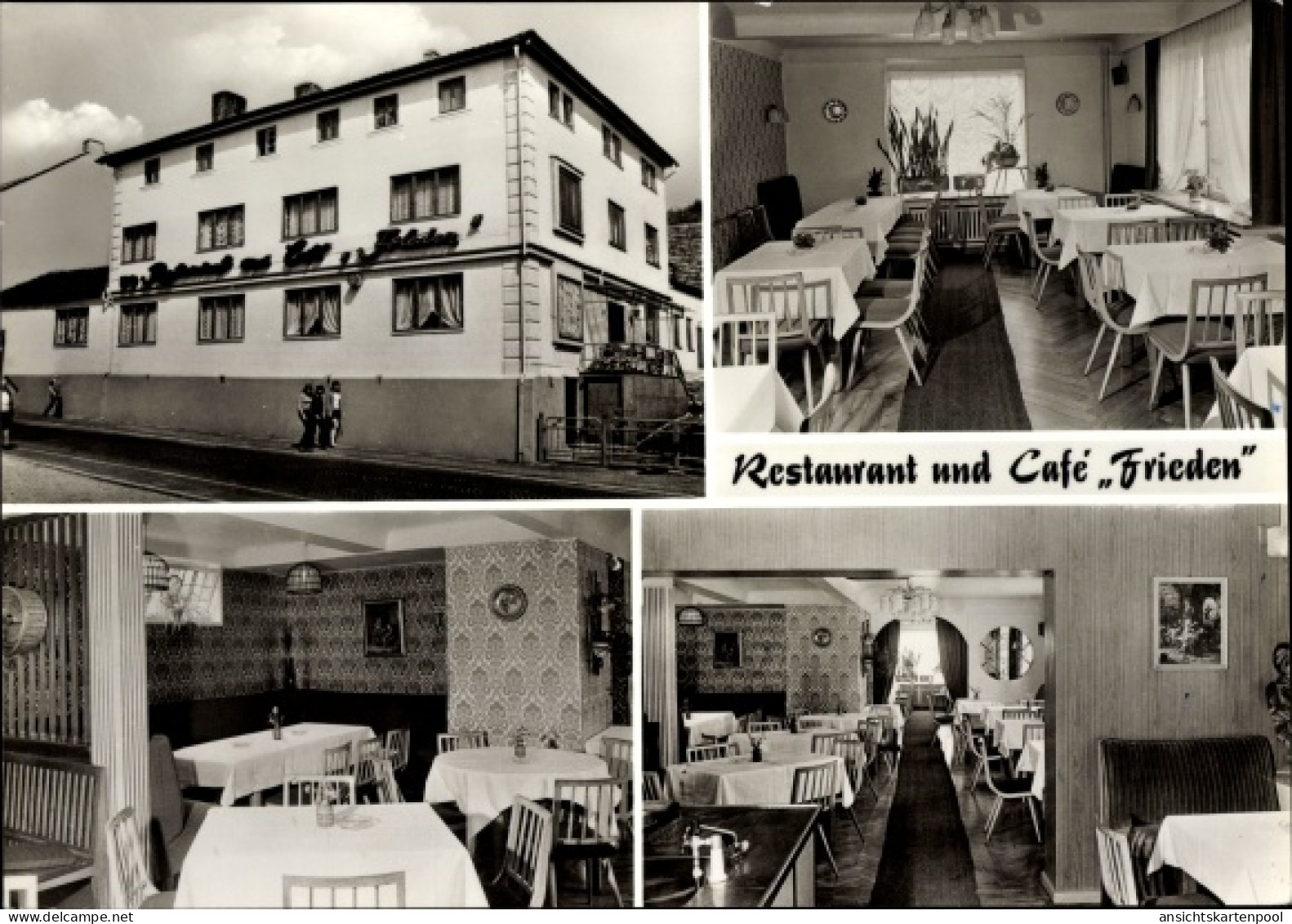 CPA Schweina Bad Liebenstein im Wartburgkreis, Restaurant und Café Frieden