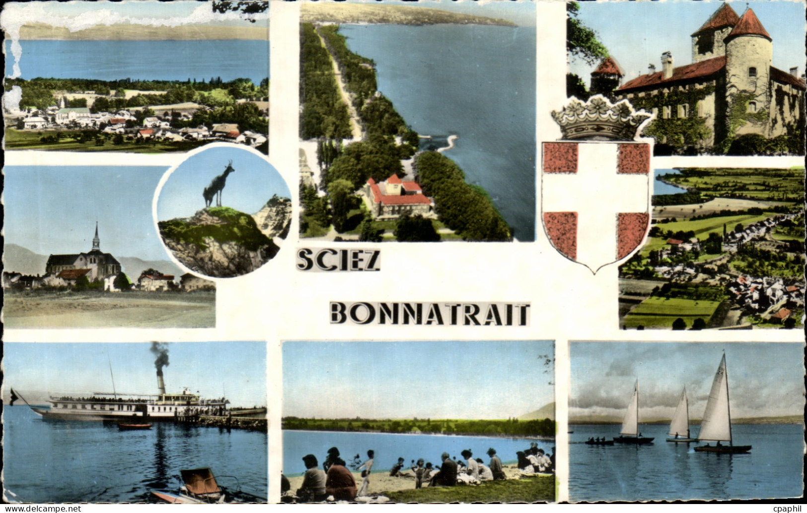 CPA Sciez Bonnatrait et les bords du Lac Leman