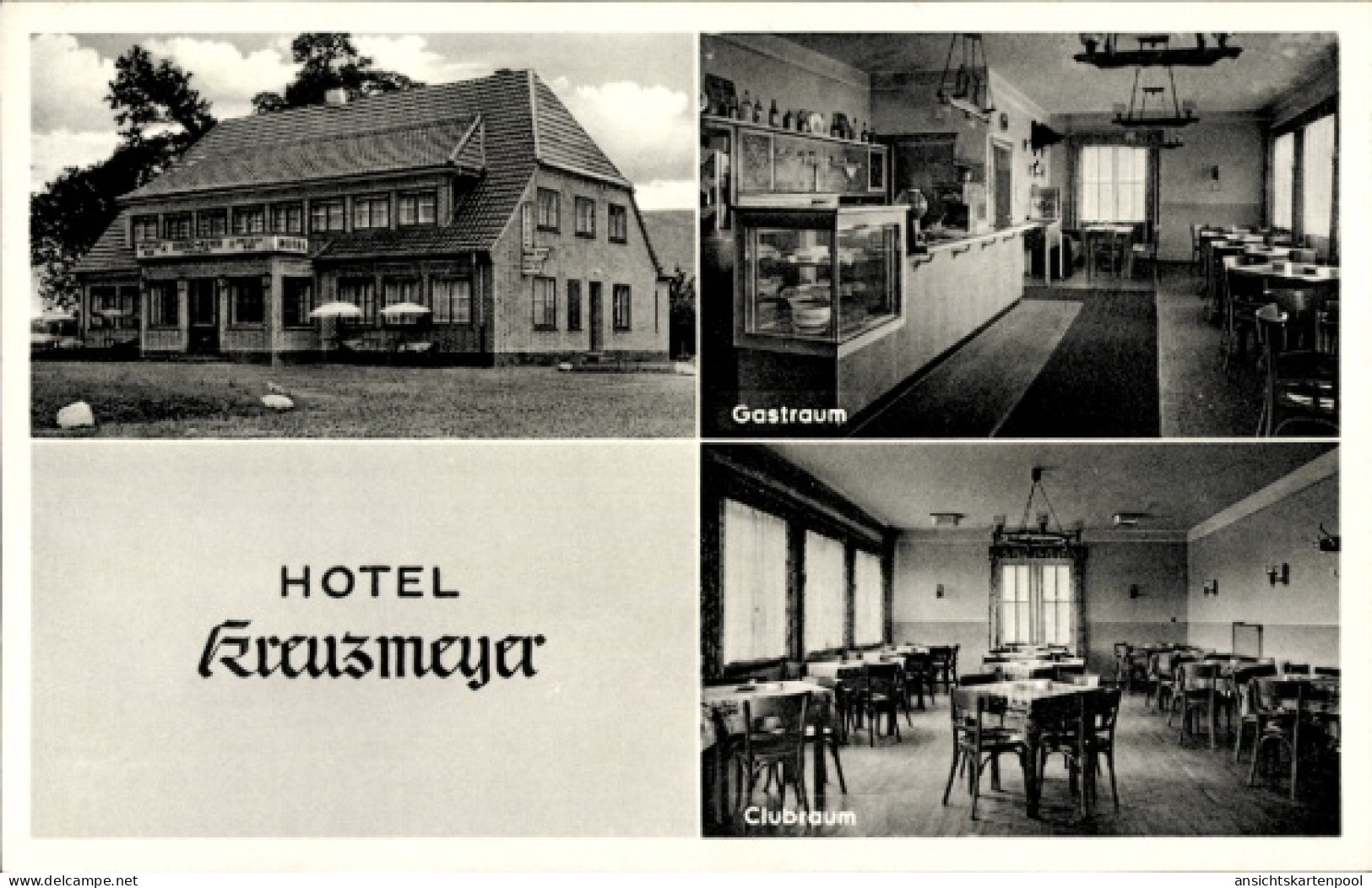 CPA Seckenhausen Stuhr in Niedersachsen, Hotel Kreuzmeyer, Gastraum, Clubraum, gemütliche Clubräum