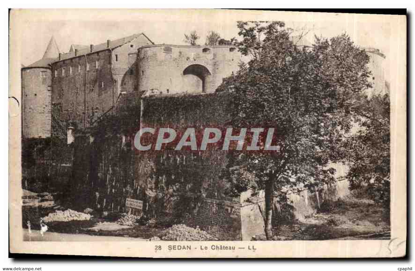 CPA Sedan le Chateau