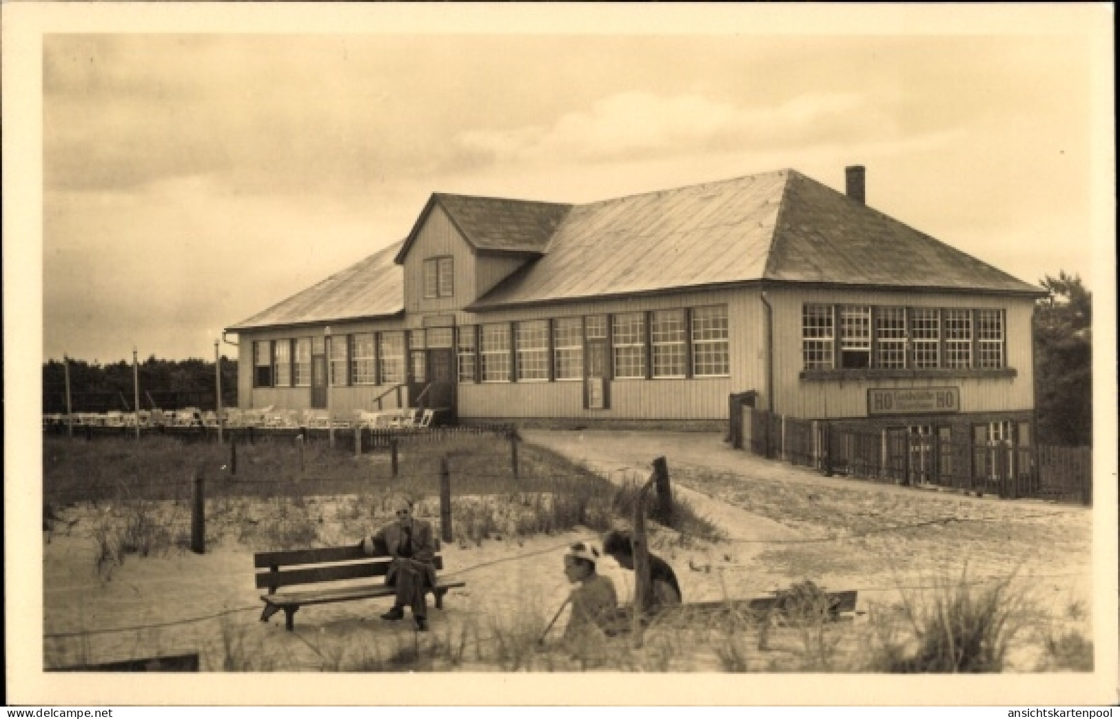 CPA Seebad Prerow, HO Gaststätte am Strand
