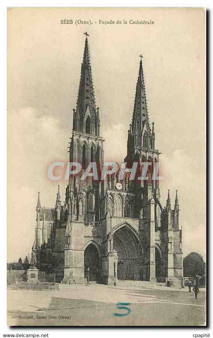 CPA Sees Orne Facade de la Cathedrale