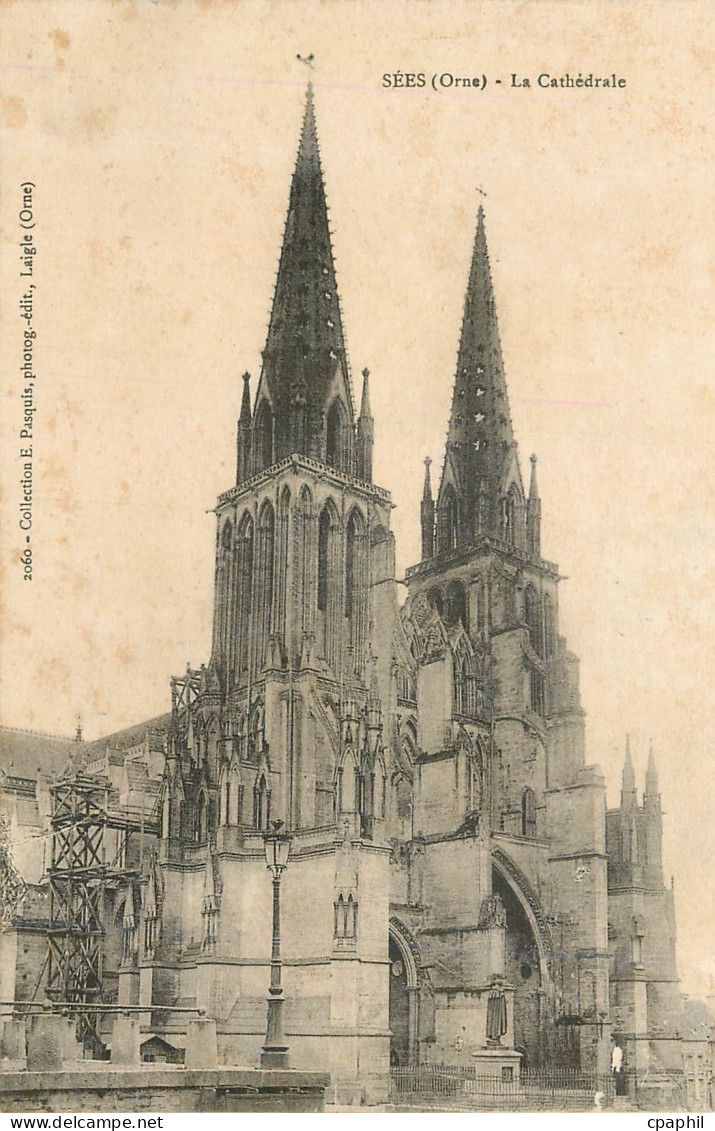 CPA Sees (Orne) La Cathedrale