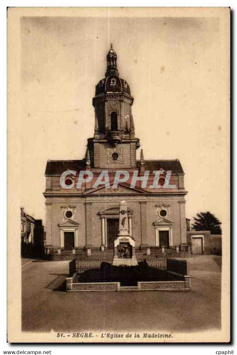 CPA Segre L Eglise de la Madeleine