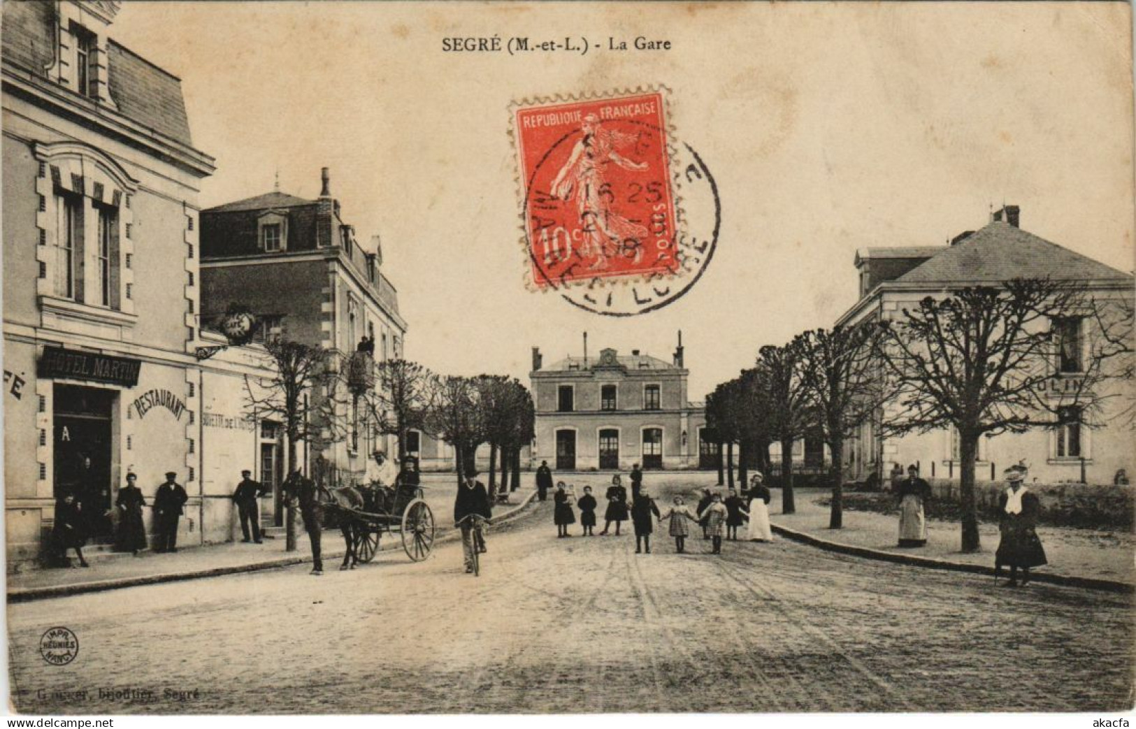 CPA SEGRE La Gare (1164825)