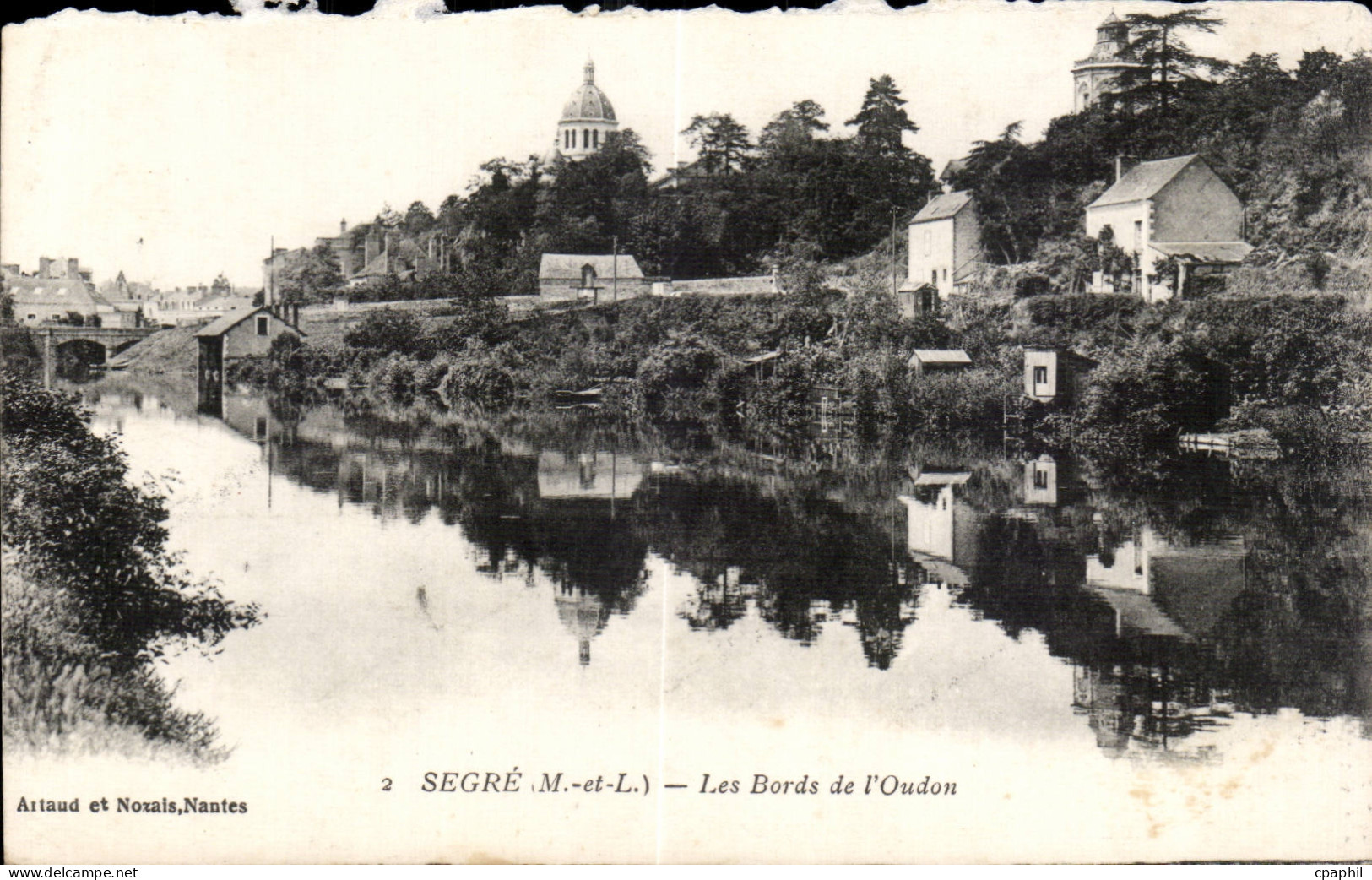 CPA Segre Les bords de l Oudon