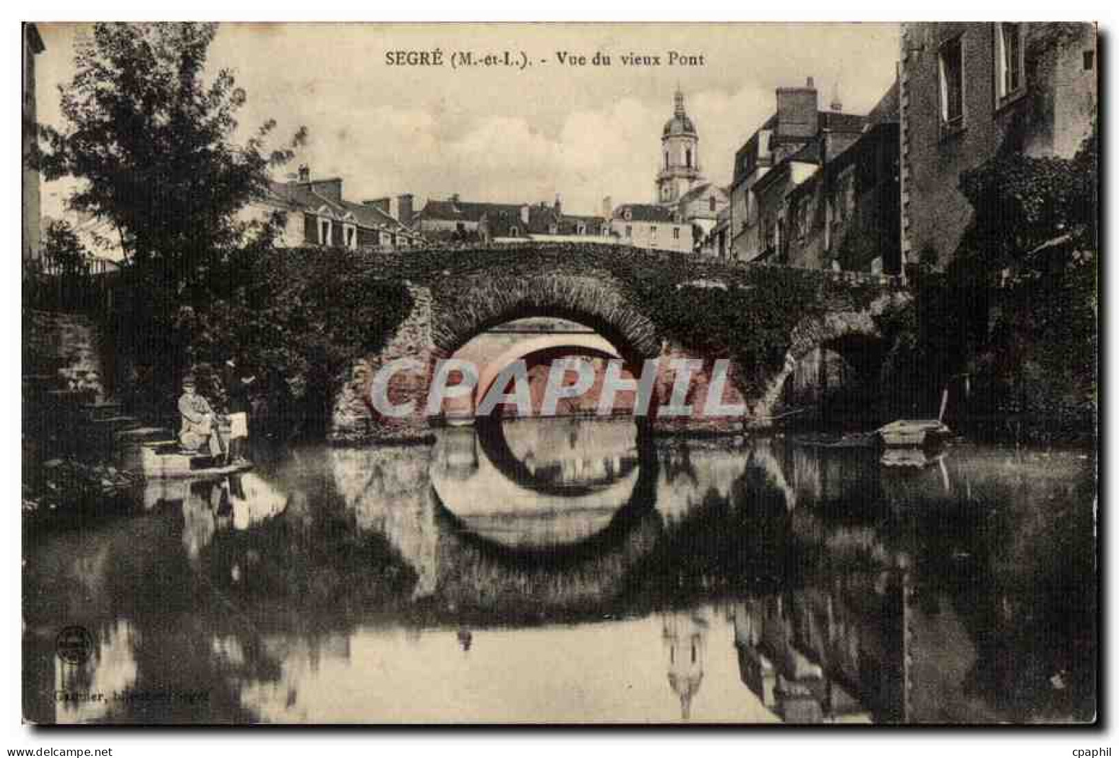 CPA Segre (M et I) Vue du vieux Pont