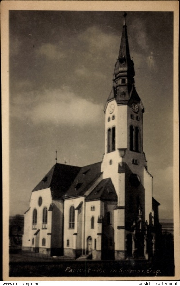 CPA Sehma Sehmatal im Erzgebirge, Pauluskirche