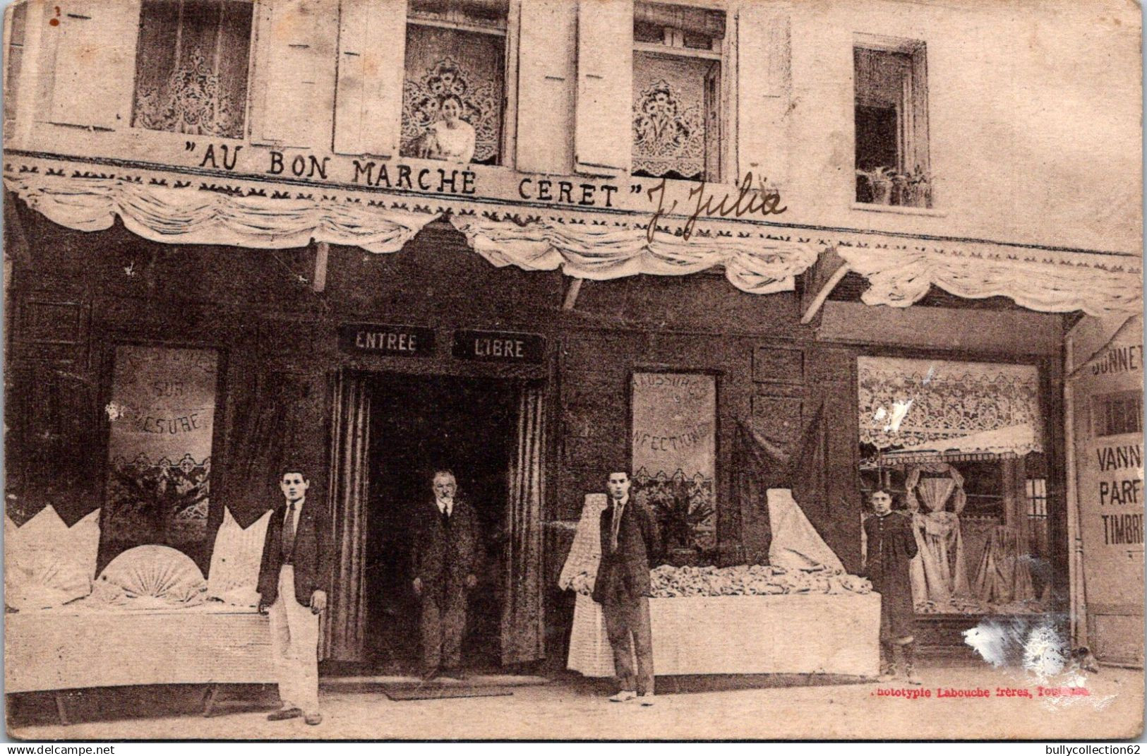 CPA - SELECTION -  CERET  -  AU BON CERET