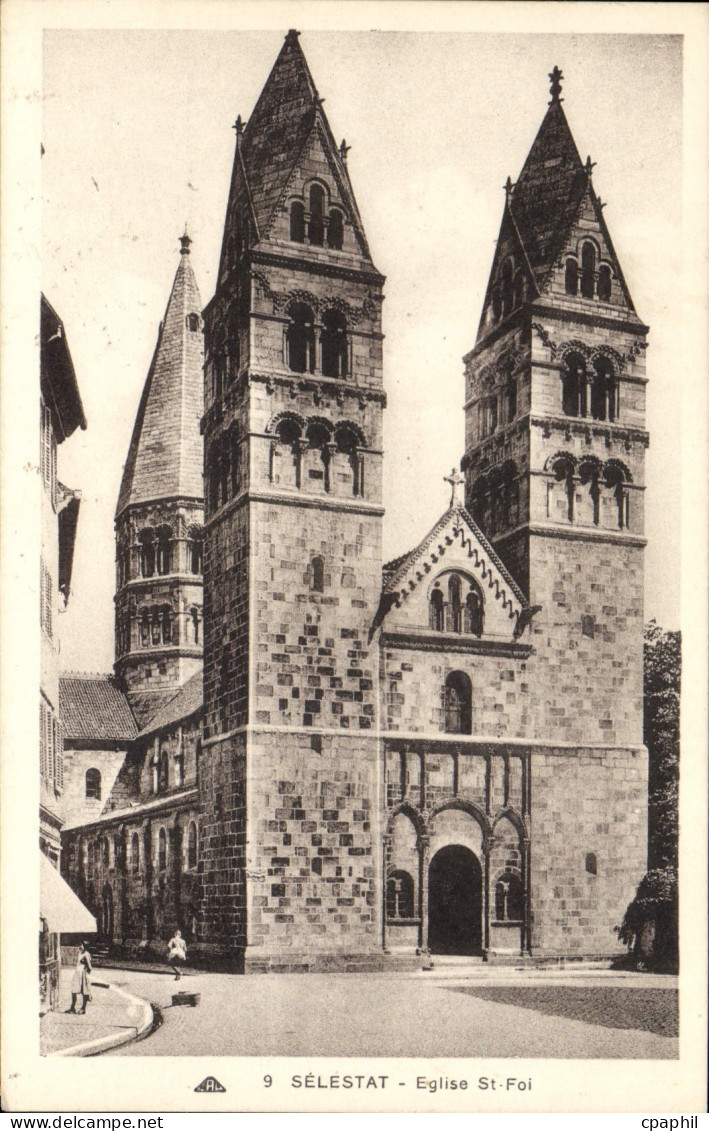 CPA Selestat Eglise St Foi